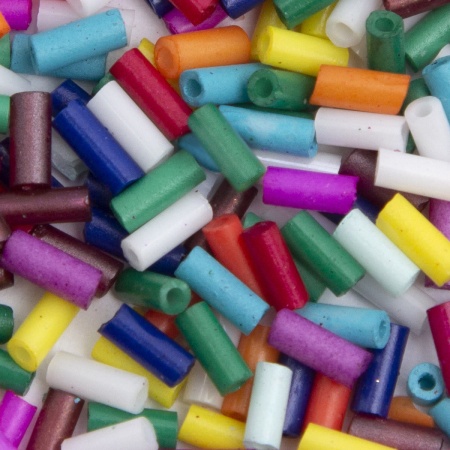 Стеклярус Astra&Craft 5мм, 15г (51 разноцветный)