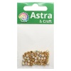 4AR159 /166 Хрустальные стразы в цапах/золото, 4мм, 50шт/упак, Astra&Craft (42 прозрачный AB)