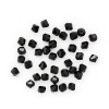 Z-439 Биконус Бусины стеклянные, 4*4 мм, упак./40 шт., Astra&Craft (801 черный)
