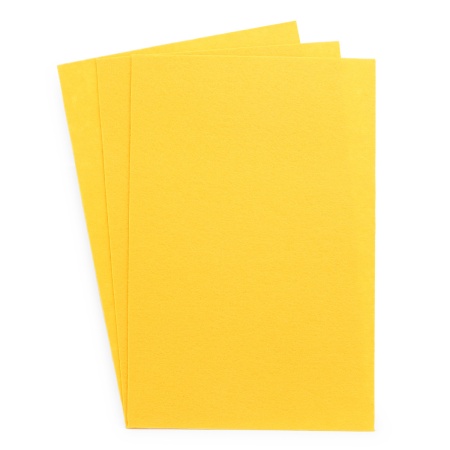 Фетр листовой жесткий, 1.0мм, 20х30см, 3шт/упак Astra&Craft (AF816 светло-горчичный)