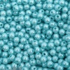 Бусины пластиковые, 'жемчуг', цветные, круглые, 4мм, 25гр, Astra&Craft (029 NL бирюза)