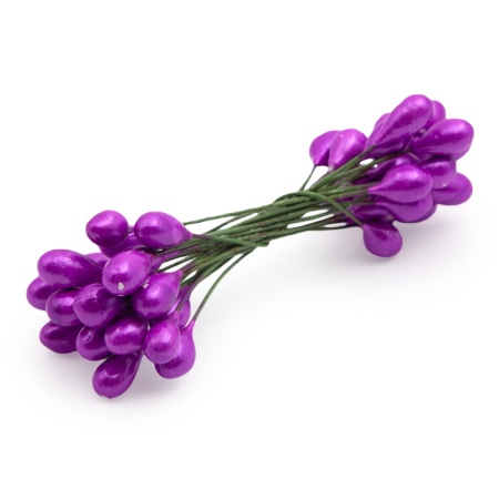 AR561 Тычинки для искусственных цветов 0,5*6см, вес 10гр. (6 цикламен)