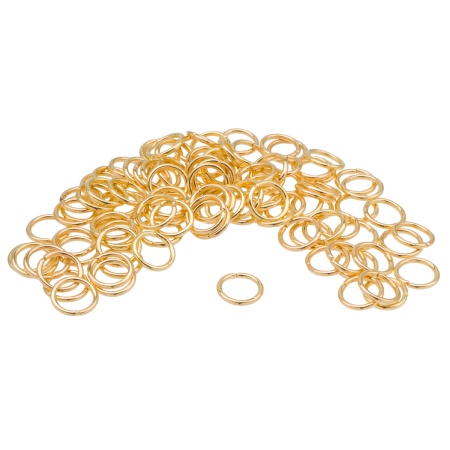 OTH1510 Кольцо соединительное , 0,8*7мм, 30шт/уп (золото)