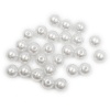 Бусины пластиковые, 'жемчуг', цветные, круглые, 12мм, 25гр, Astra&Craft (001 NL белый)