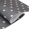 Фетр листовой мягкий с рисунком 'Горох', 1.0мм, 20х27см, 10шт/упак, Astra&Craft (AF896/YF699 темно-серый)