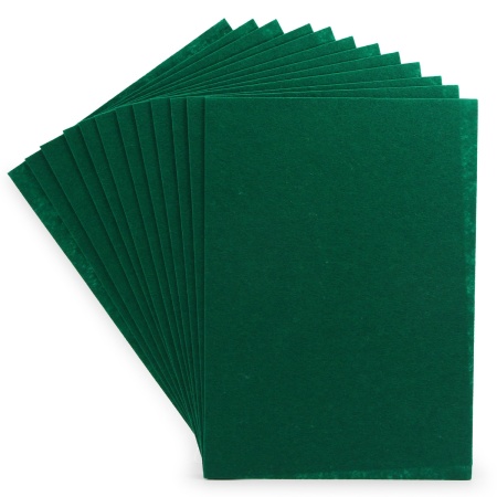 Фетр листовой жесткий, 1.0мм, 20х30см, 12шт/упак Astra&Craft (AF850 изумрудный)