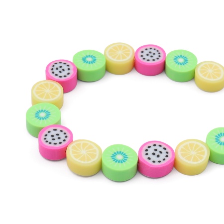 ZZ1420-1 Бусины из полимерной глины 'Фруктовый микс, 50шт/упак, Astra&Craft