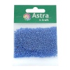 Бисер, (стекло), 11/0, упак./20 гр., Astra&Craft (123В голубой/непрозр.глянцевый)