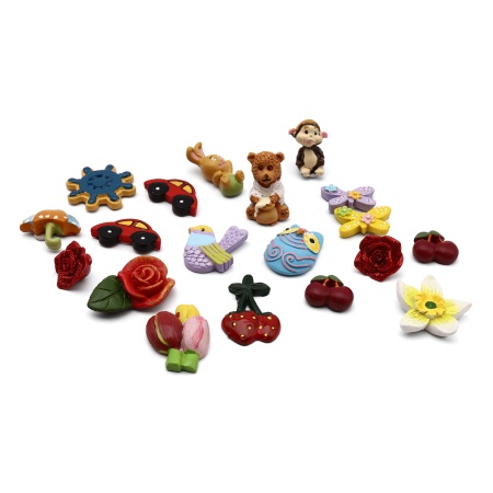 Декор для рукоделия ассорти, 19 шт/упак, Astra&Craft