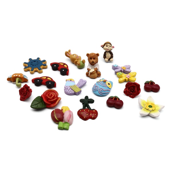 Декор для рукоделия ассорти, 19 шт/упак, Astra&Craft