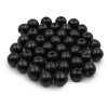 Бусины деревянные,натуральные, круглые, 16мм, 50гр, 40(+/-2) шт/упак, Astra&Craft (черный)