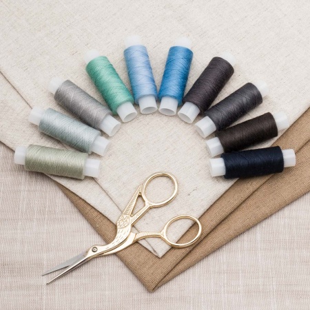 Набор швейных ниток 50/2, 200м, ассорти №101, 10шт/упак, Astra&Craft