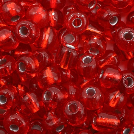 Бисер Astra&Craft 6/0, 15г (25 красный)