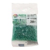 Бисер, (стекло), 11/0, упак./20 гр., Astra&Craft (123А т. зеленый/прозрачный, глянцевый)