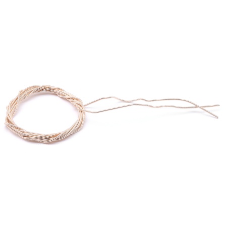 КЖ009НН1 Канитель жесткая Розовое золото 1 мм, 5 гр. +/- 0,1 гр.