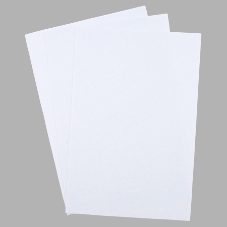 Фетр листовой жесткий, 1.0мм, 20х30см, 3шт/упак Astra&Craft (AF827 белый)