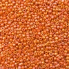 Бисер, (стекло), 11/0, упак./20 гр., Astra&Craft (410 оранжевый/непрозр.(радужный))