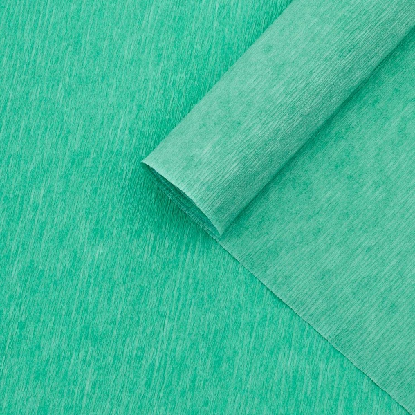Бумага гофрированная крепированная, 50*200 см, 35 гр/м2, 80-22 мятный, 2 шт, Astra&Craft