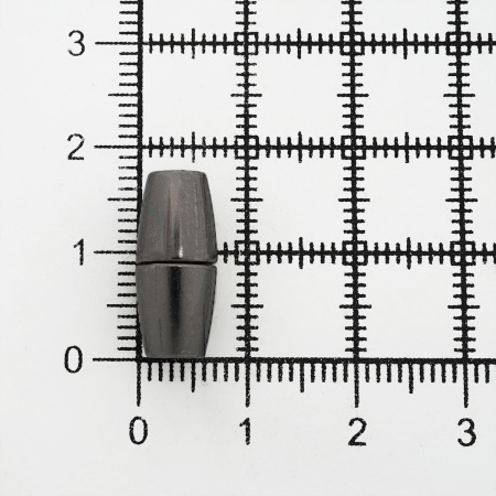 4AR360 Замок магнитный для круглого шнура 4*17мм, 2шт/упак, Astra&Craft (Черный никель)