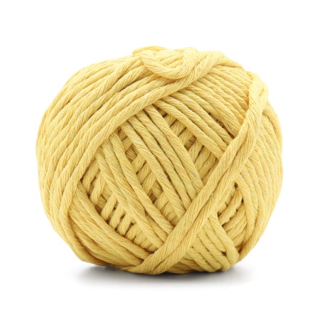 70098 Шпагат х/б 1500 текс, 2-3мм*50м, 60 гр (+/- 5 гр), цветной (желтый)