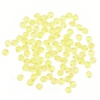 2023 Бусины пластиковые, акрил, прозрач. в цвете, граненые круглые, 8мм, 25гр, Astra&Craft (47 желтый)