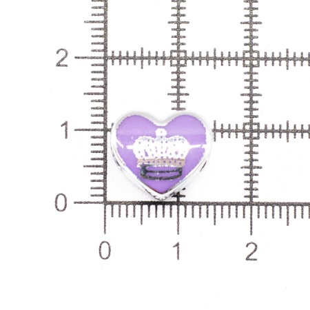 Бусины-шармы металлизированные, пластик, HS-1, 14*11*12, 6 шт/упак, микс, Astra&Craft