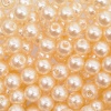 Бусины пластиковые, 'жемчуг', цветные, круглые, 6мм, 25гр, Astra&Craft (005 NL бежевый)