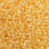 Бисер, (стекло), 11/0, упак./20 гр., Astra&Craft (2215 желтый/прозрачный с цветным центром, глянцевый)