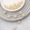 1301132 Бусины стеклянные 'Нефритовое кракле' 10мм, упак/20шт., Astra&Craft (3 кремовый)