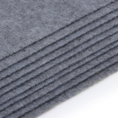 Фетр листовой мягкий, 1.0мм, 20х30см, 10 шт/упак Astra&Craft (AF898 графит)