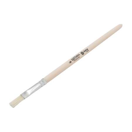 Кисть школьная, щетина, плоская №6, 10шт/уп, Astra&Craft