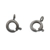 4AR240 Замок для бус кольцо 9мм, 5шт/упак, Astra&Craft (Черный никель)