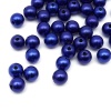 Бусины пластиковые, 'жемчуг', цветные, круглые, 10мм, 25гр, Astra&Craft (MH.КР.10.A33.02 синий)