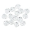 4850 Бусины пластиковые, акрил, прозрач. в цвете, граненый биконус, 16мм, 25гр, Astra&Craft (1 прозрачный)