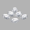 Стразы пришивные, акриловые, 13*18мм, 6шт/упак (овальные) Astra&Craft (N38 прозрачный)