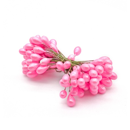 AR561 Тычинки для искусственных цветов 0,5*6см, вес 10гр. (розовый)