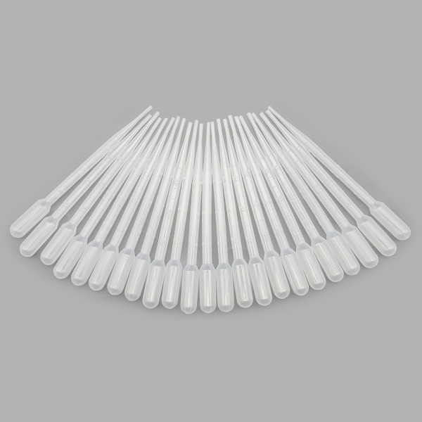 21165 Пипетка пластиковая прозрачная 3мл, 15,5см, 25шт/уп, Astra&Craft