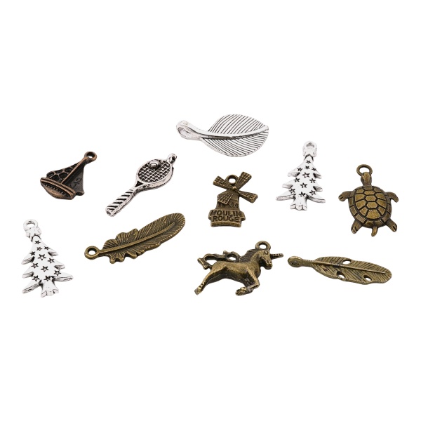 Набор подвесок для рукоделия №2, 10 шт, Astra&Craft