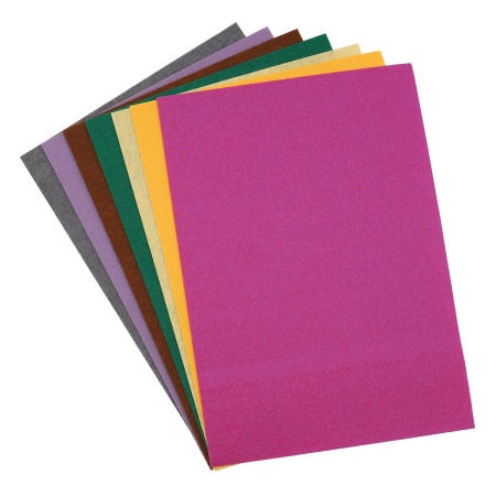 Фетр листовой жесткий ассорти, 1.0мм, 20х30см, 8шт/упак Astra&Craft (2)
