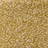 Бисер, (стекло), 11/0, упак./20 гр., Astra&Craft (2206 св.бежевый/прозр.с цвет.центром(глянцевый))