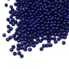 Бусины пластиковые, 'жемчуг', цветные, круглые, 4мм, 25гр, Astra&Craft (MH.КР.04.A33.02 синий)