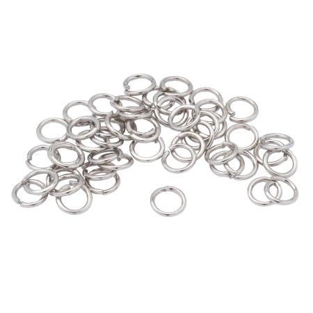 4AR241/242/243 Кольцо соединительное 0,9*6мм, 50шт/упак, Astra&Craft (никель)