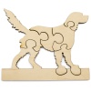 L-807 Деревянная заготовка пазл 'Ретривер' 14*11 см Astra&Craft