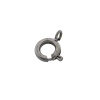 4AR240 Замок для бус кольцо 9мм, 5шт/упак, Astra&Craft (Черный никель)