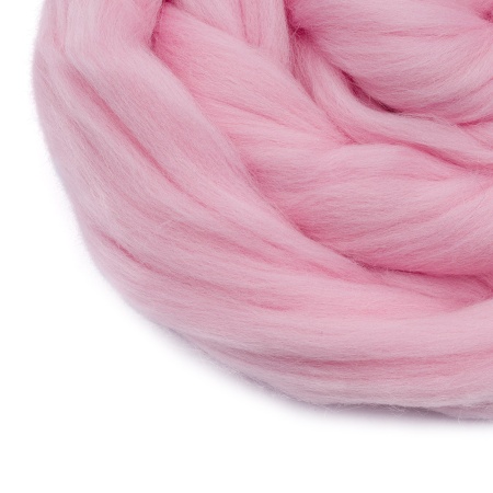 Шерсть для валяния полутонкая, 50 гр., Astra&Craft (055 светло-розовый)