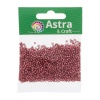 Бисер, (стекло), 11/0, упак./20 гр., Astra&Craft (1117 красный/глянцевое покрытие)