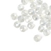Бусины стеклянные 3*4мм, 40шт/упак Astra&Craft (849 прозрачный АВ)