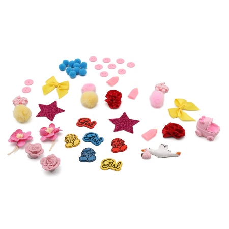 Набор декоративных элементов для творчества 'Малышка-Girl', Astra&Craft