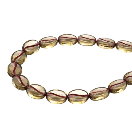 7541 Бусины пластиковые, кофейное зерно, 10*5мм, 50гр Astra&Craft (11 прозрачное+медь)