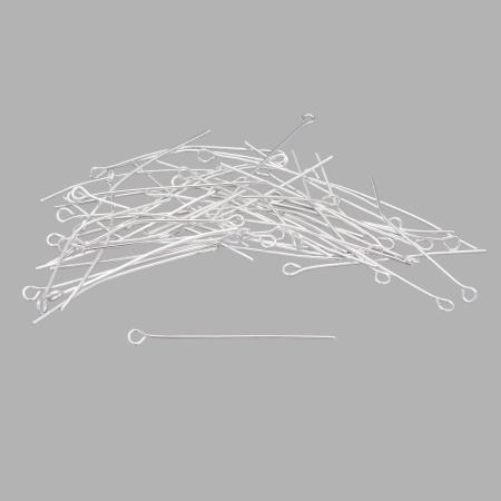 4AR261/262 Штифты с петлей 40мм, 50 (+/-5)шт/упак, Astra&Craft (Серебро)